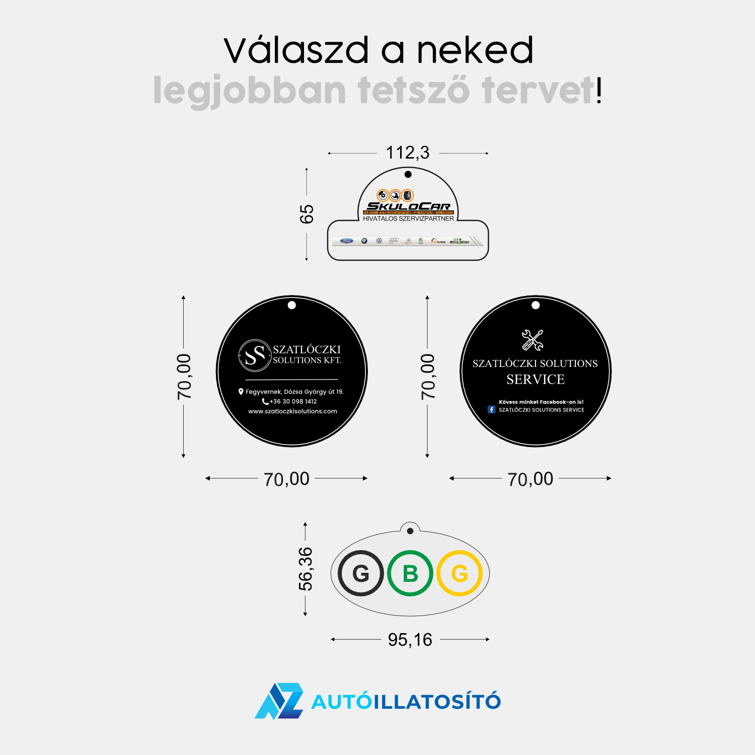 autóillatosító terv